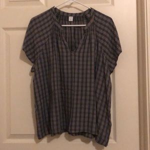 Old Navy plaid shirt, size XL